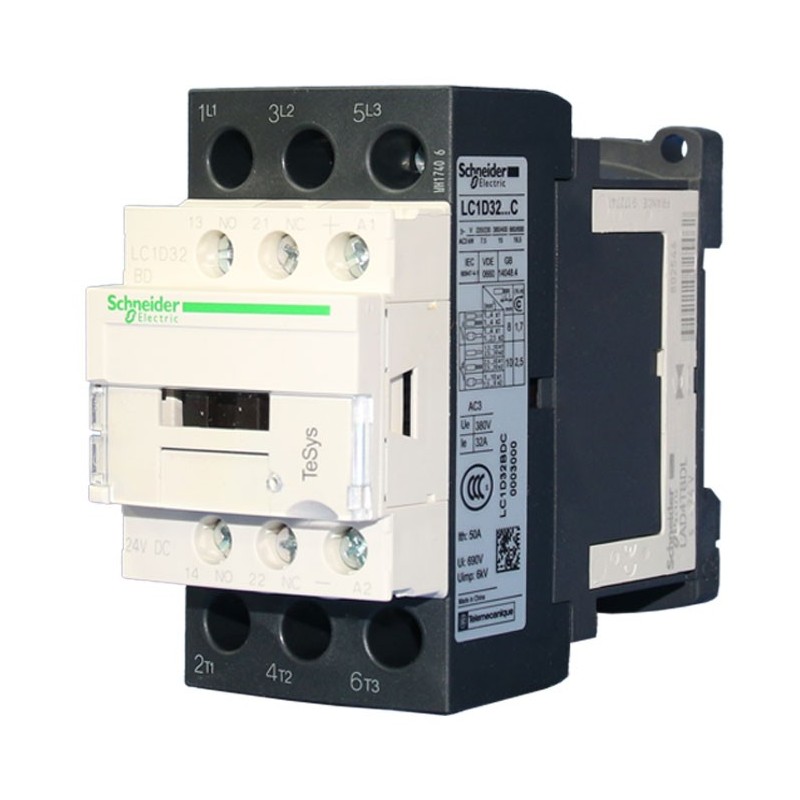 Schneider Electric Lc1d32bd Contactor 440vac 32a 3 P 24vdc